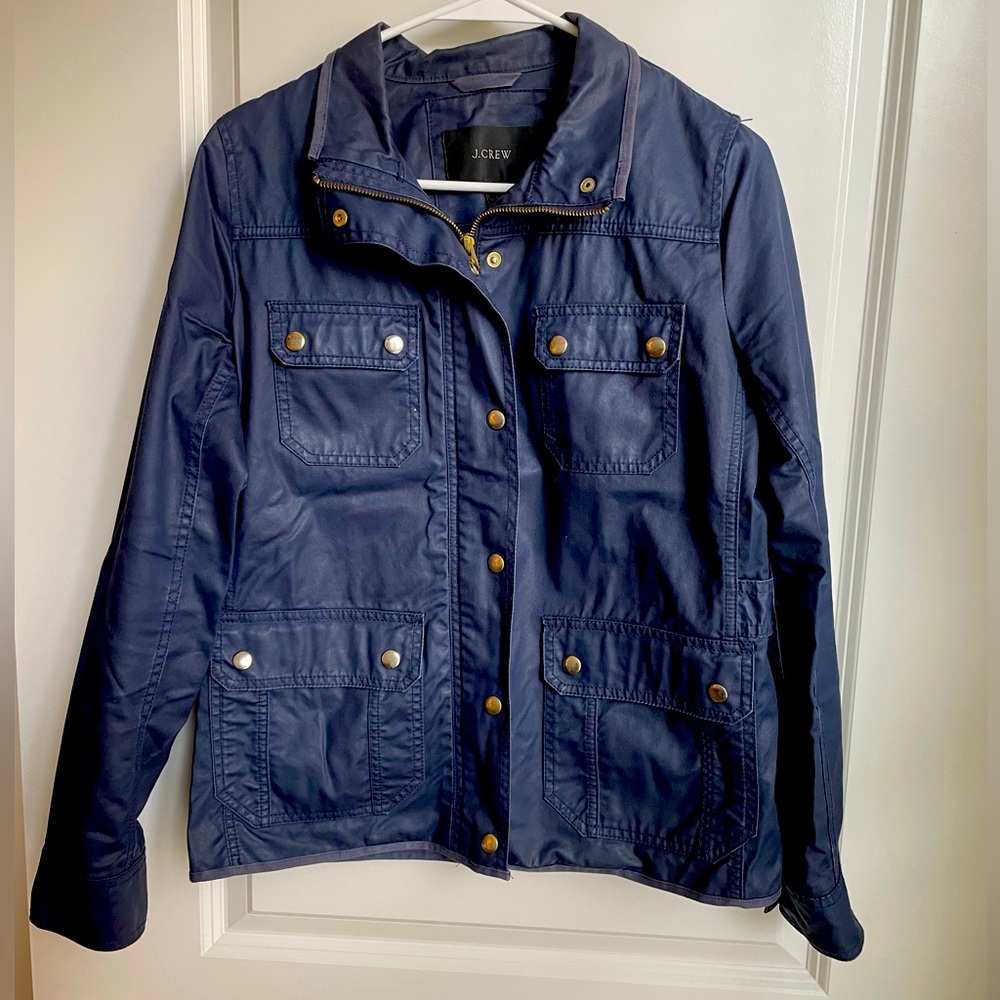 J.Crew Navy Blur Downtown Field Utility Jacket